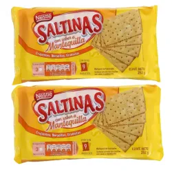GALLETAS SALTINAS SABOR MANTEQUILLA
