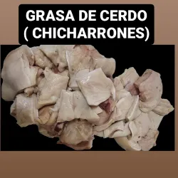 GRASA DE CERDO ( 5 libras de CHICHARRONES) 