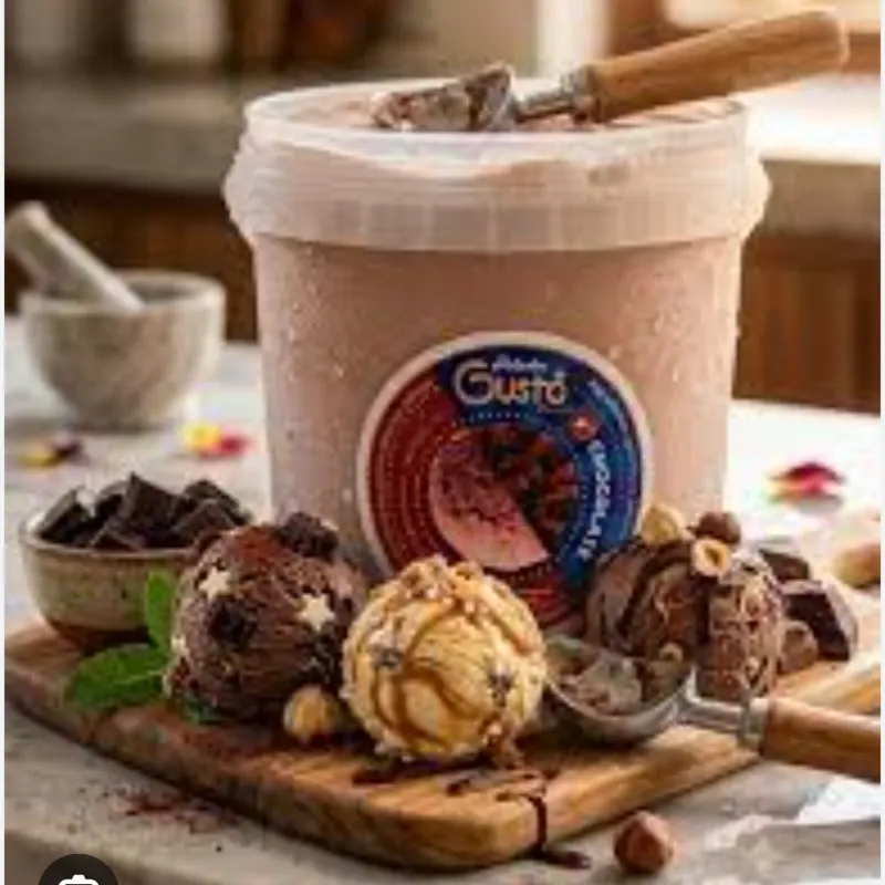HELADO GUSTÓ CUBETA DE 4 LITROS 🍌🍓🍑🍒