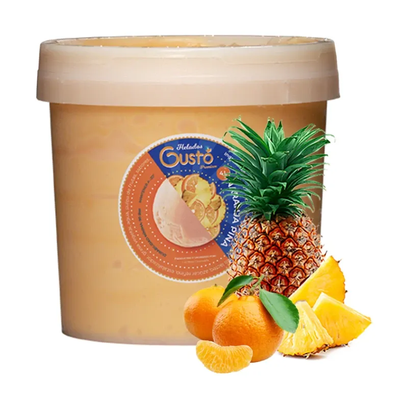 HELADO GUSTÓ CUBETA DE 4 LITROS 🍌🍓🍑🍒