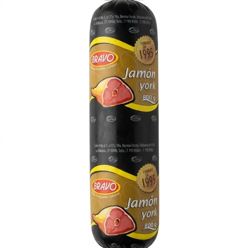 JAMON BRAVO YORK 800gr=1.76 libras