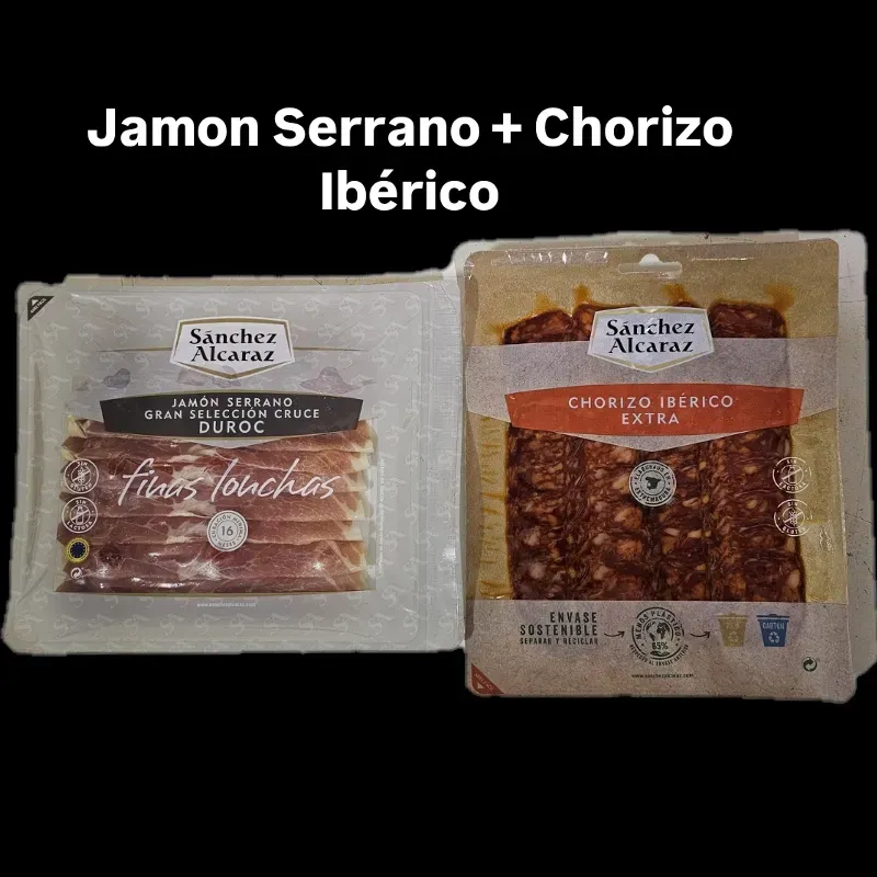 JAMON SERRANO + CHORIZO IBERICO