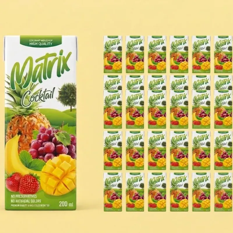 JUGO DE COCTEL MATRIX ( 27 UNIDADES) 🍑🍐🍏🍍🍌🍎🍇