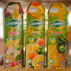 Jugos La Estancia de 1 litro( 3 unidades) 🍎🍊🍍