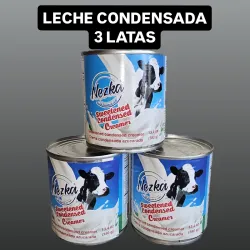 LECHE CONDENSADA NEZKA( 3 LATAS)