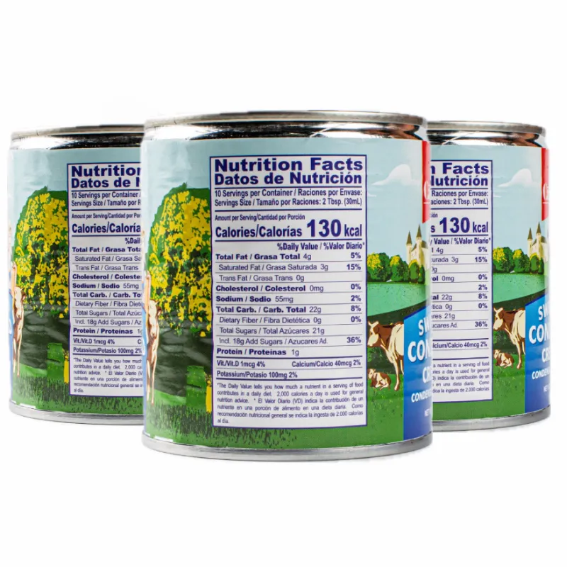 3 LECHE CONDENSADA CASTELLUM ( 3 LATAS)
