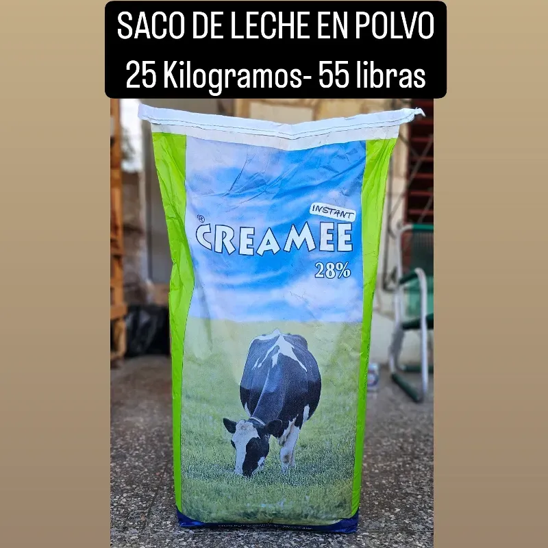 LECHE EN POLVO UN SACO DE 25KG -55 LIBRAS
