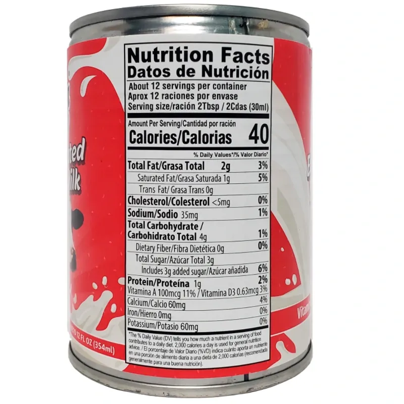 4 Latas de Leche Evaporada Nezka de 354 ml