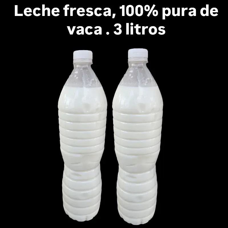 LECHE FRESCA DE VACA ( 2 pomos 1.5 litros)🐄🥛🍼