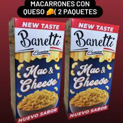 Macarrones con Queso Banetti (2paquetes)