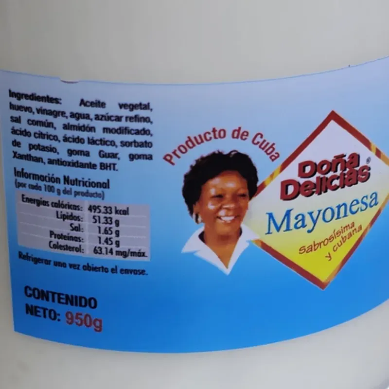 MAYONESA DOÑA DELICIAS ( CUBETA 950 gramos)