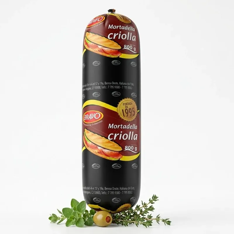 MORTADELLA BRAVO de 800 gramos