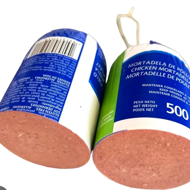 MORTADELLA DE POLLO 500 gr ( 2 unidades) 🇧🇷🍔🍔