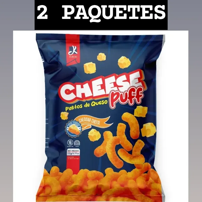 Palitos de Queso -Cheese Puff( 2 paquetes)