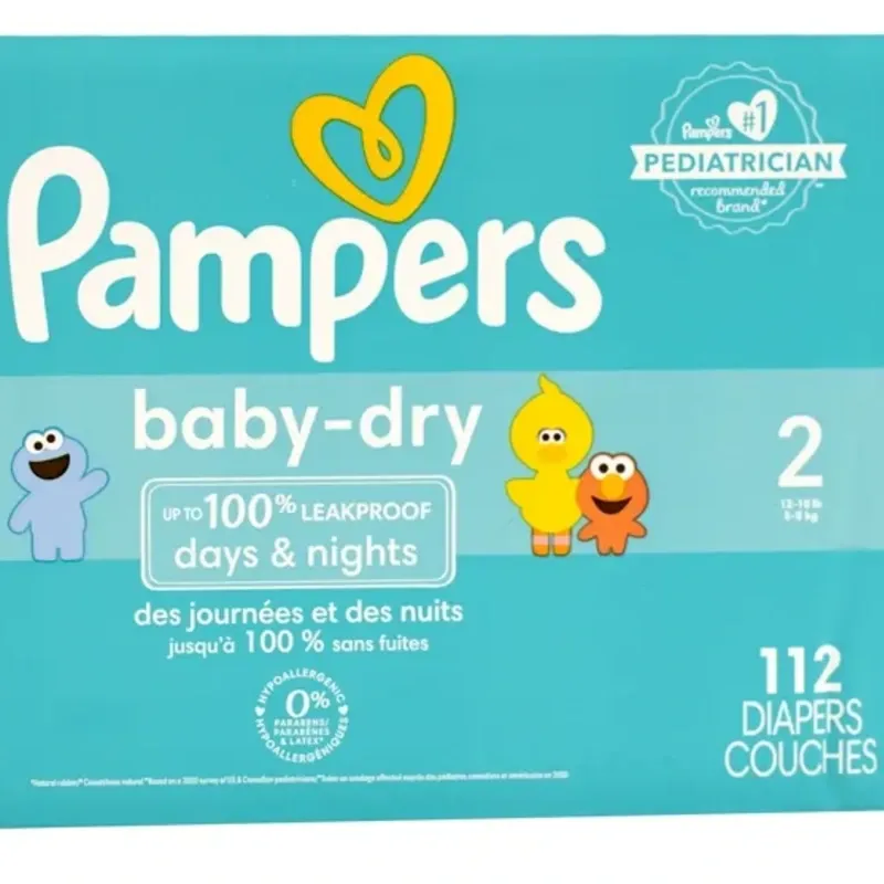 Pañales desechables Pampers ( 112 unidades) 😍