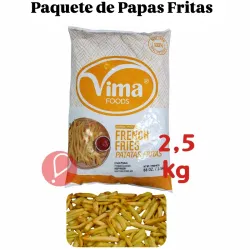 PAQUETE DE PAPA FRISTAS VIMA de 2.5 kg 🍟