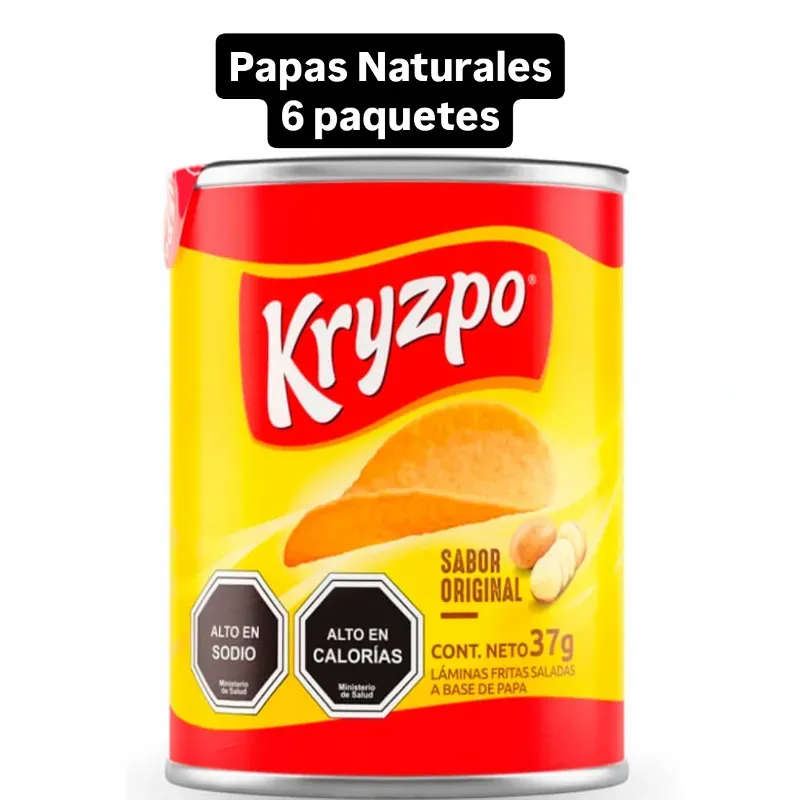 Papas Kryzpo de 37 gr( 6 paquetes)