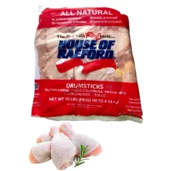PAQUETE DE MUSLO DE POLLO DE 10 LIBRAS