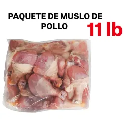 PAQUETE DE MUSLO DE POLLO DE 11 LIBRAS 🍗