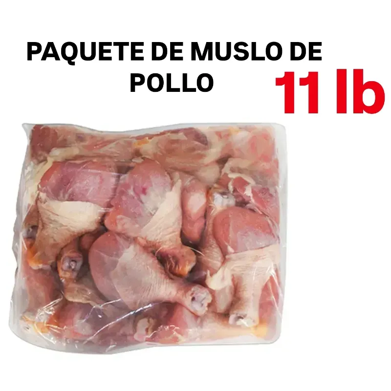 PAQUETE DE MUSLO DE POLLO DE 11 LIBRAS 🍗