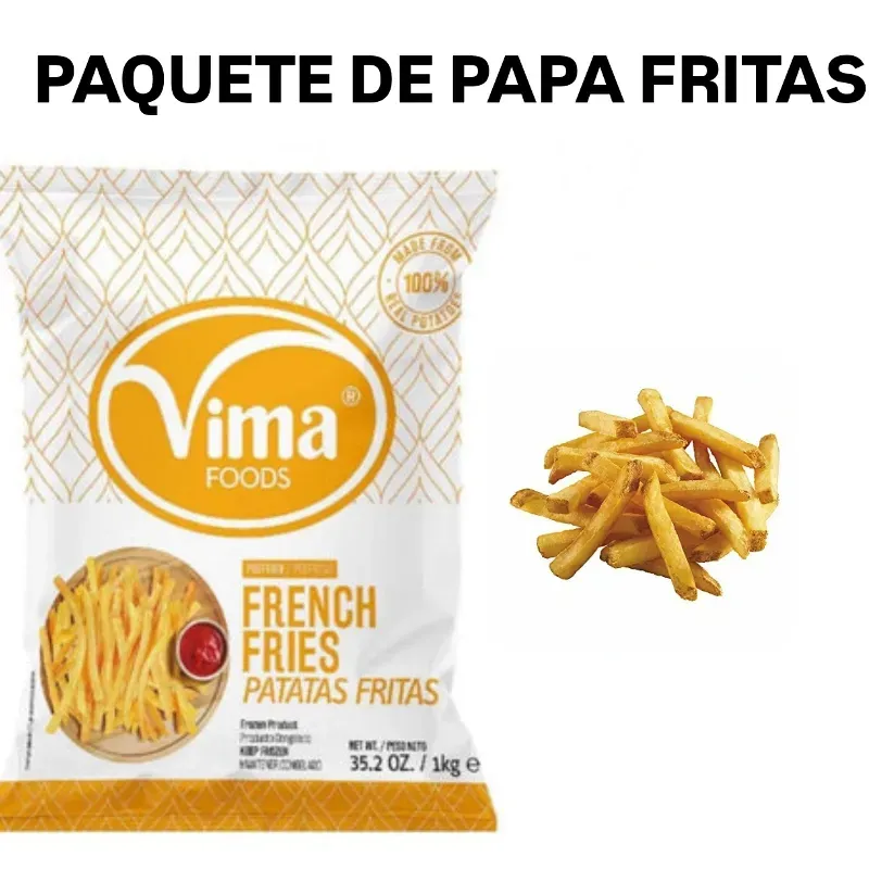PAQUETE DE PAPAS FRITAS VIMA DE 1KG🍟
