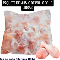 Paquete de Pollo de 10 libras ( muslo)🇺🇲