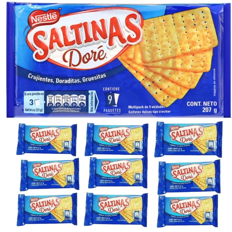 PAQUETE DE SALTINAS DORÉ