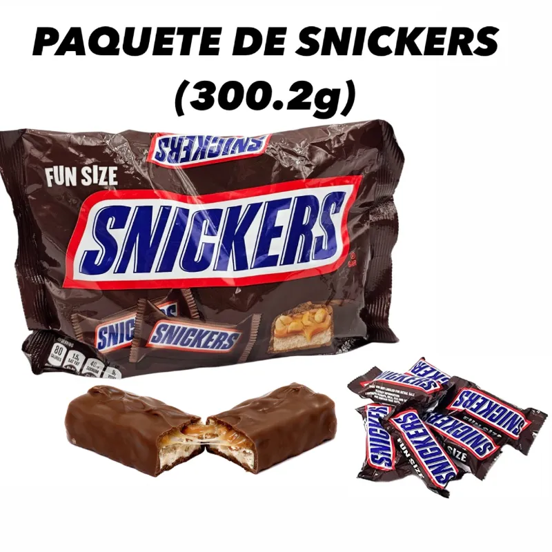 PAQUETE DE SNICKERS (300.2g)