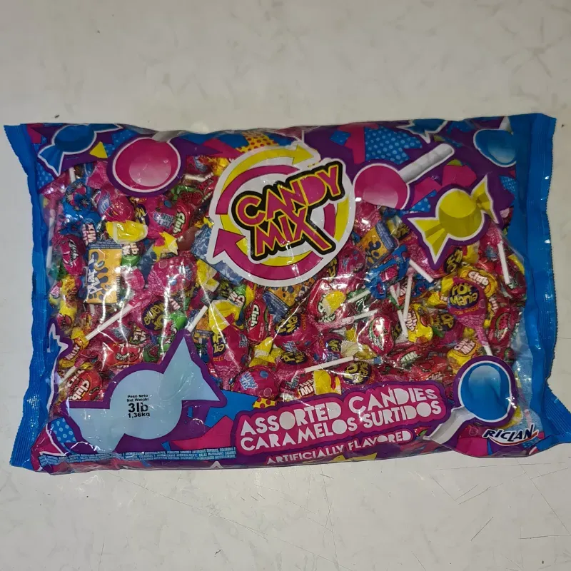 Paquete de Surtido Chupas, caramelos, chicles