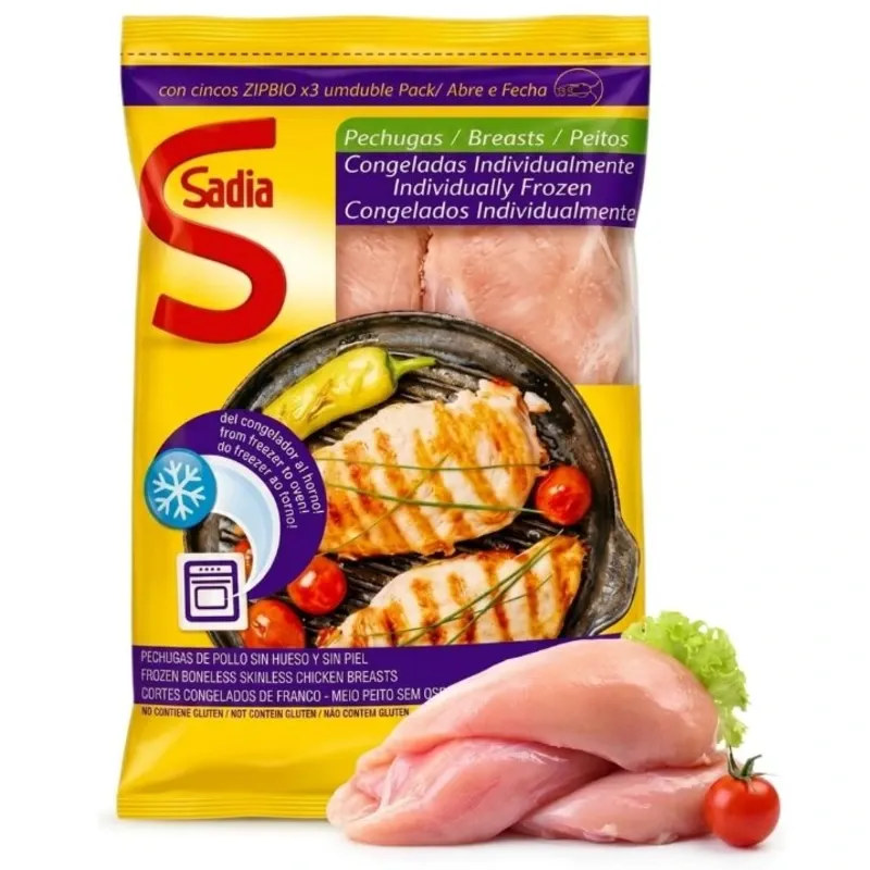 PECHUGA de POLLO sin hueso ni piel 1kg SADIA