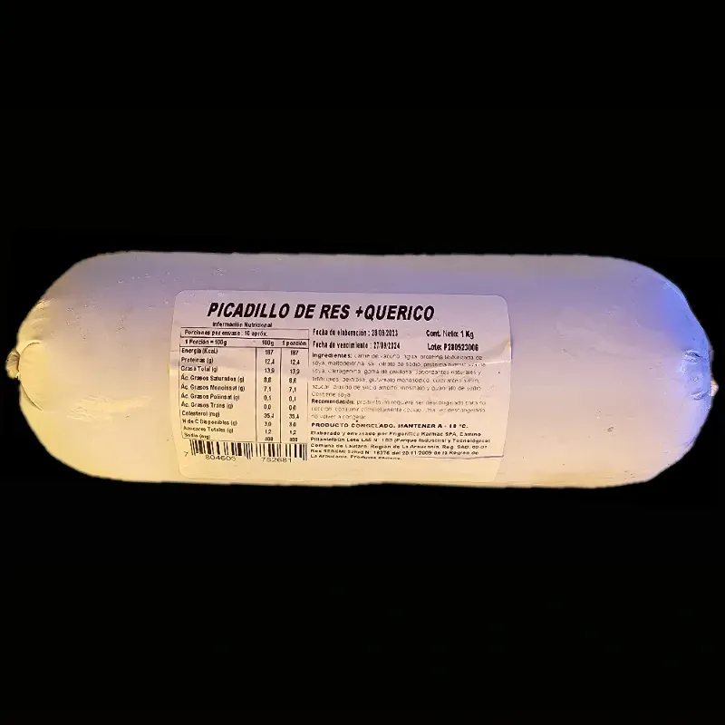 TUBO DE PICADILLO DE RES 1 KG