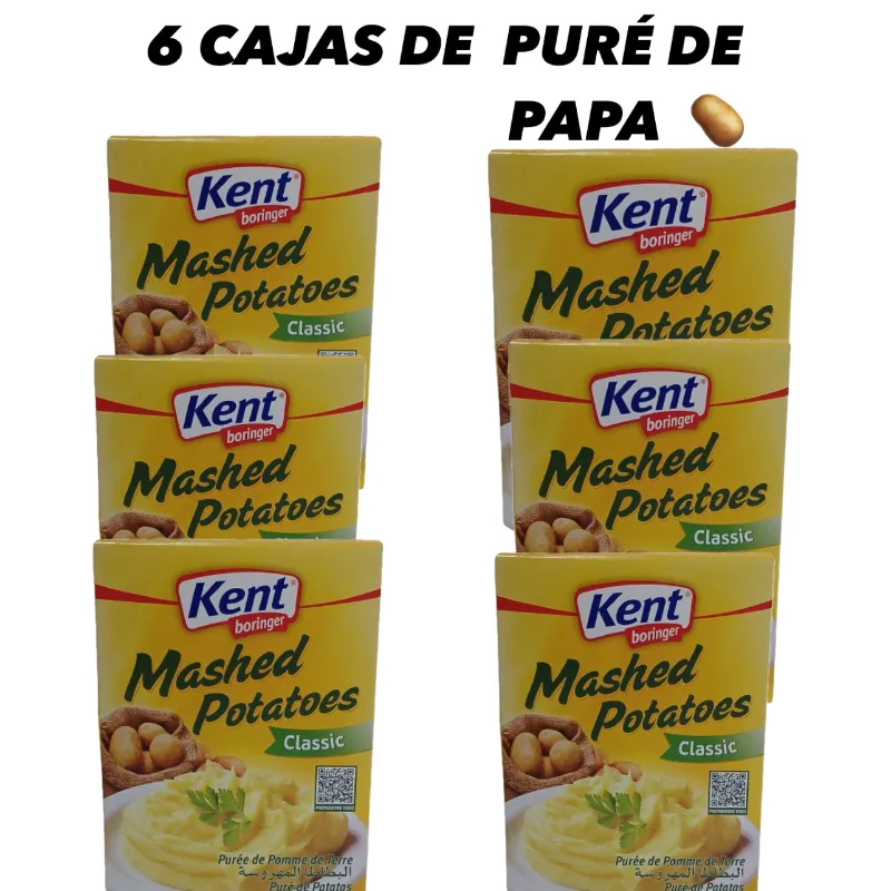 PURE DE PAPÁ CON LECHE (6 CAJAS) KENT🥔🥔🥔🥔🥔🥔