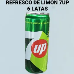 REFRESCO 7UP DE LIMON ( 6 LATAS)