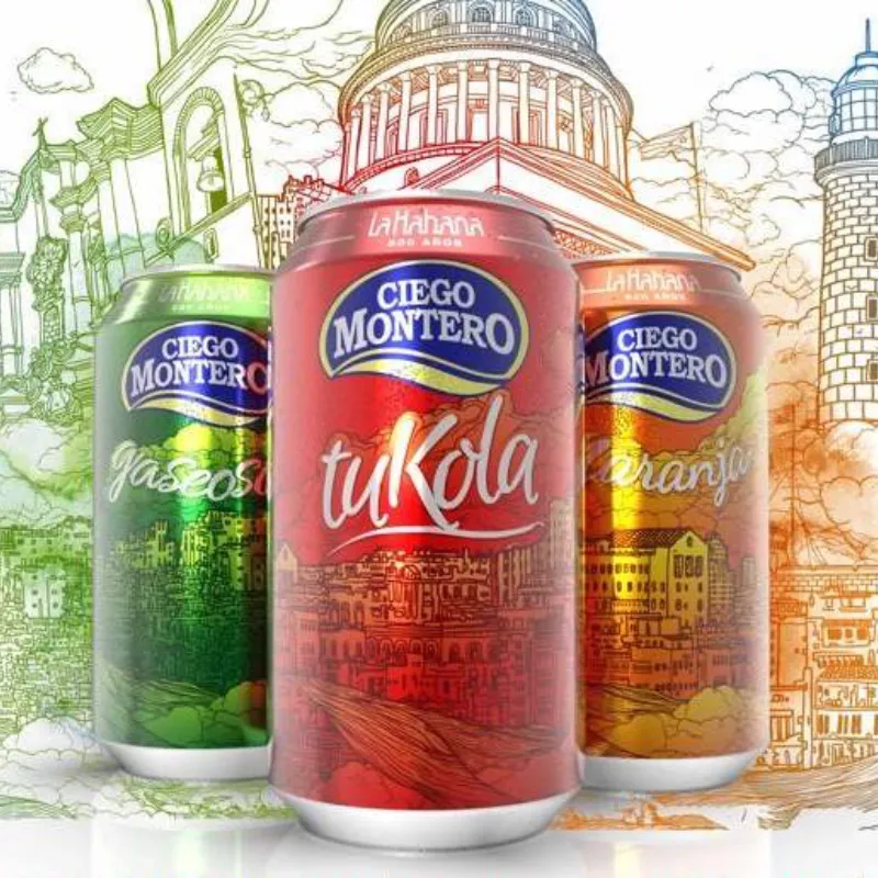 Refresco ( cola, limon ,naranja) 10 latas