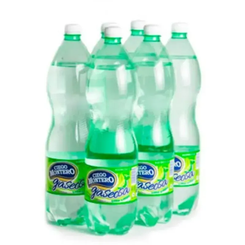 REFRESCO DE LIMON CIEGO MONTERO DE 1.5 Litros( 6 pomos)