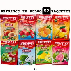 REFRESCO EN POLVO ( 52 paqueticos de sabores Variados)