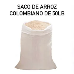 SACO DE ARROZ COLOMBIANO de 50 LB