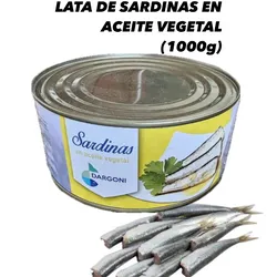 SARDINA EN ACEITE VEGETAL DARGONI