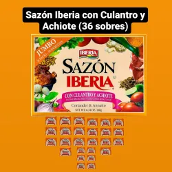 Sazón Iberia con Culantro y Achiote (36 sobres)