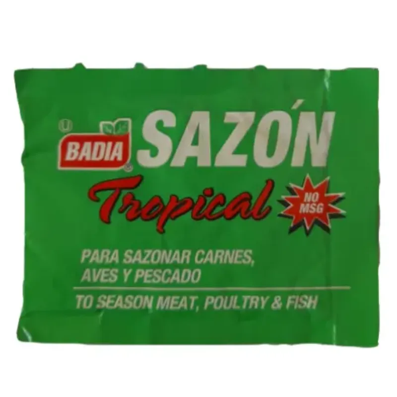 Sazon Tropical mixto verde y naranja ( 20 unidades)