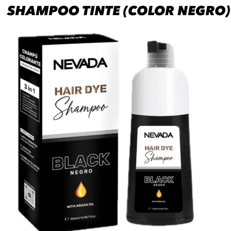 SHAMPOO TINTE( COLOR NEGRO)