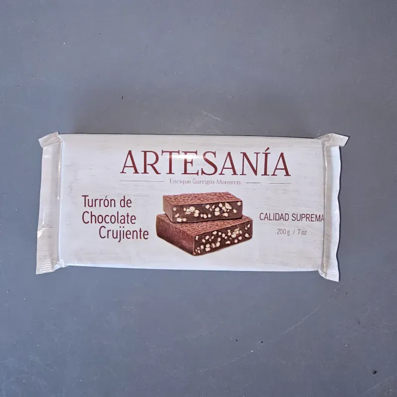 TURRON DE CHOCOLATE CRUJIENTE