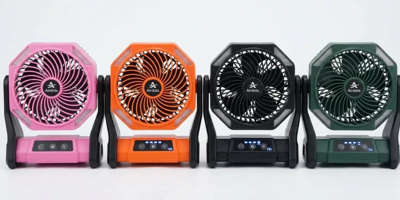 VENTILADOR RECARGABLE CON LUZ LED 💪🏿