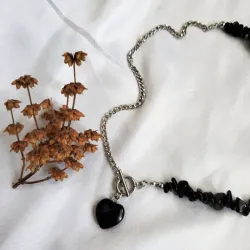 Gargantilla Hebe Eterna de Obsidiana Tipo 1
