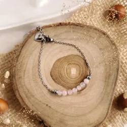 Manilla ALICE HALO - Cuarzo Rosa -