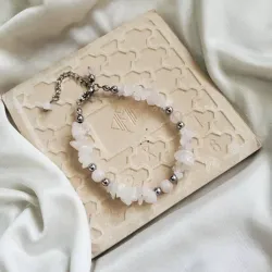 Pulsera NÁYADE ENCANTADA Cuarzo Rosa Modelo 2
