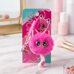 Brillo Labial con Llavero de Peluche