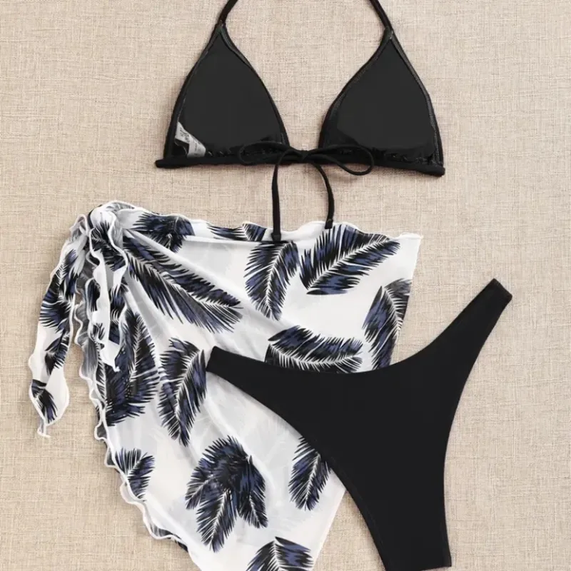 Conjunto de bikini de 3 piezas