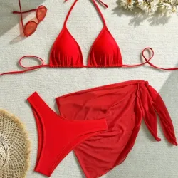 Conjunto de bikini de 3 piezas