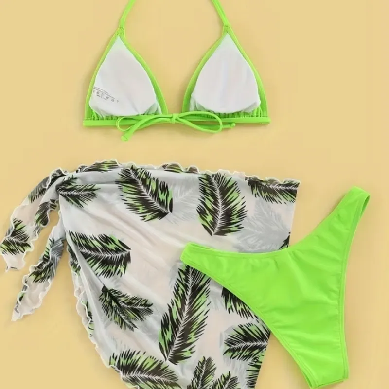 Conjunto de bikini de 3 piezas